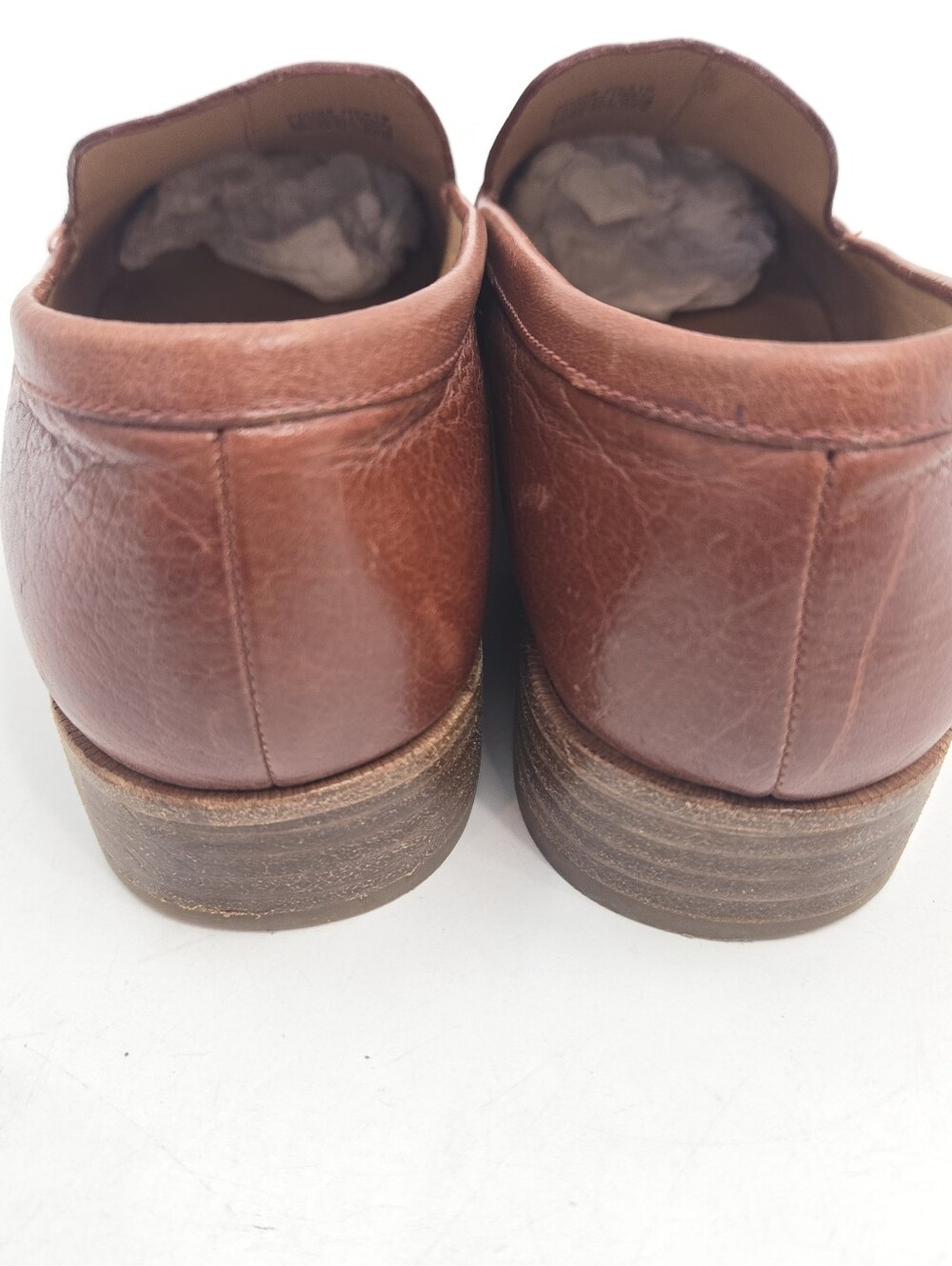 Madewell The Francis Loafers Burnished Mahogany Brown Leather Slip-On - Picture 8 of 12